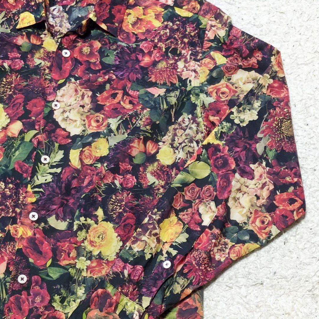 値下げ中12-43 PaulSmithポールスミス　花柄シャツ　総柄長袖