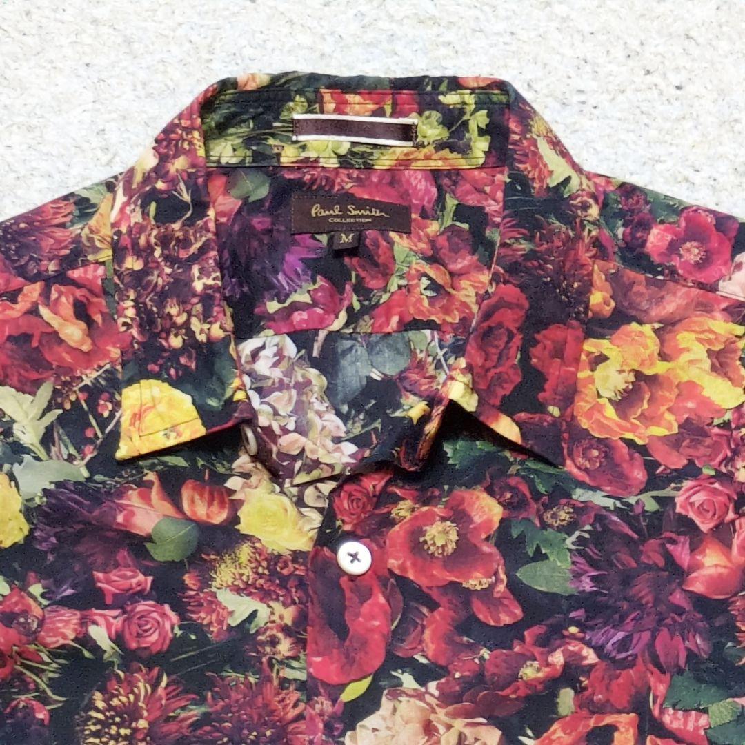 値下げ中12-43 PaulSmithポールスミス　花柄シャツ　総柄長袖