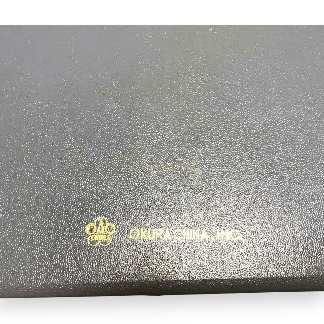【美品】 大倉陶園 OKURA 瑞鳥文花瓶 呉須更紗鳥絵 専用箱・商品タグ付き