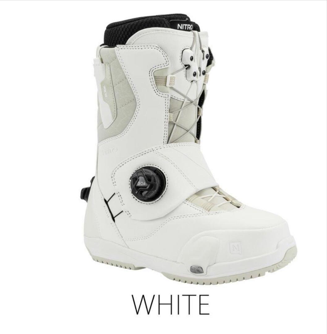 NITRO スノーボードブーツ 23.5cm ホワイト