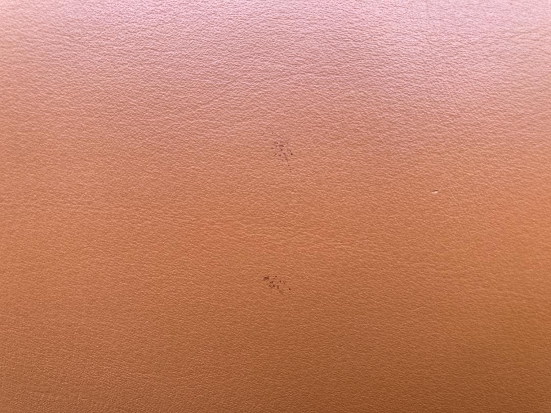 良品・現行☆旭川‐カンディハウス／ボルス／オットマン・スツール／キャメルレザー