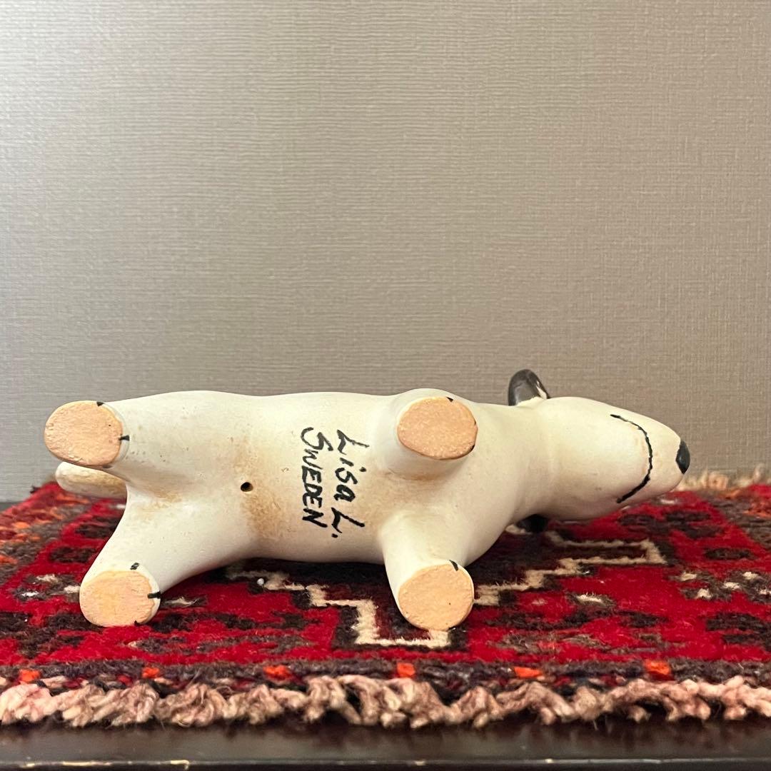Lisa Larson ブルテリア 右目ブチ