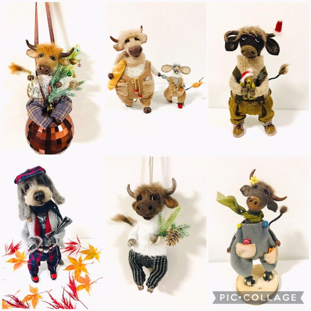 羊毛フェルト　人形
