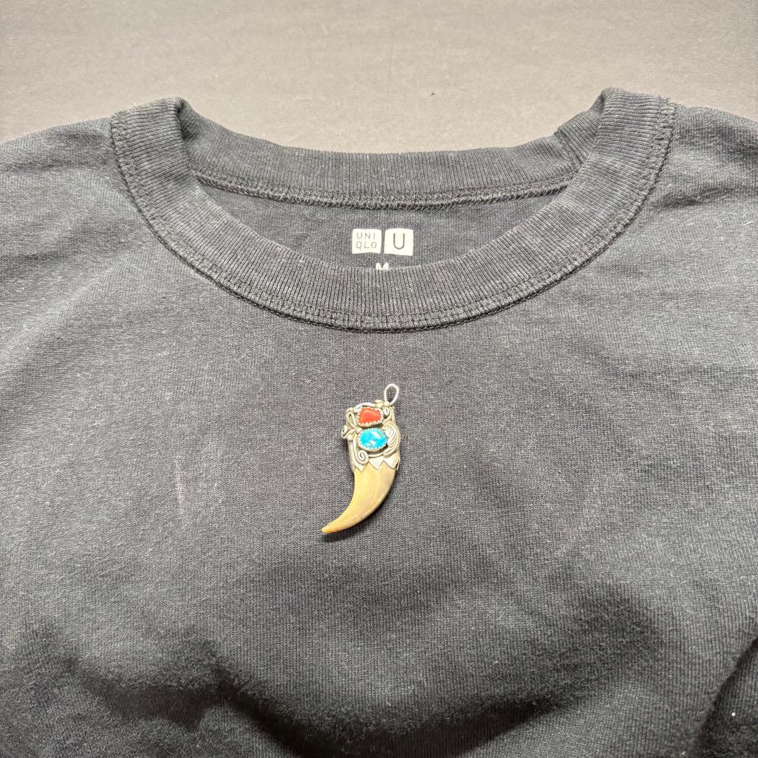 【USA刻印 silver925】ベアクロー ネックレストップ