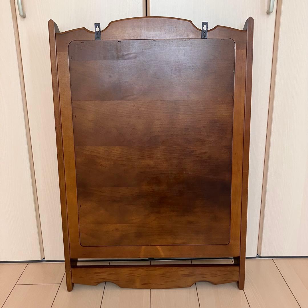 【美品】オールドカリモク 壁掛けミラー コロニアルシリーズ