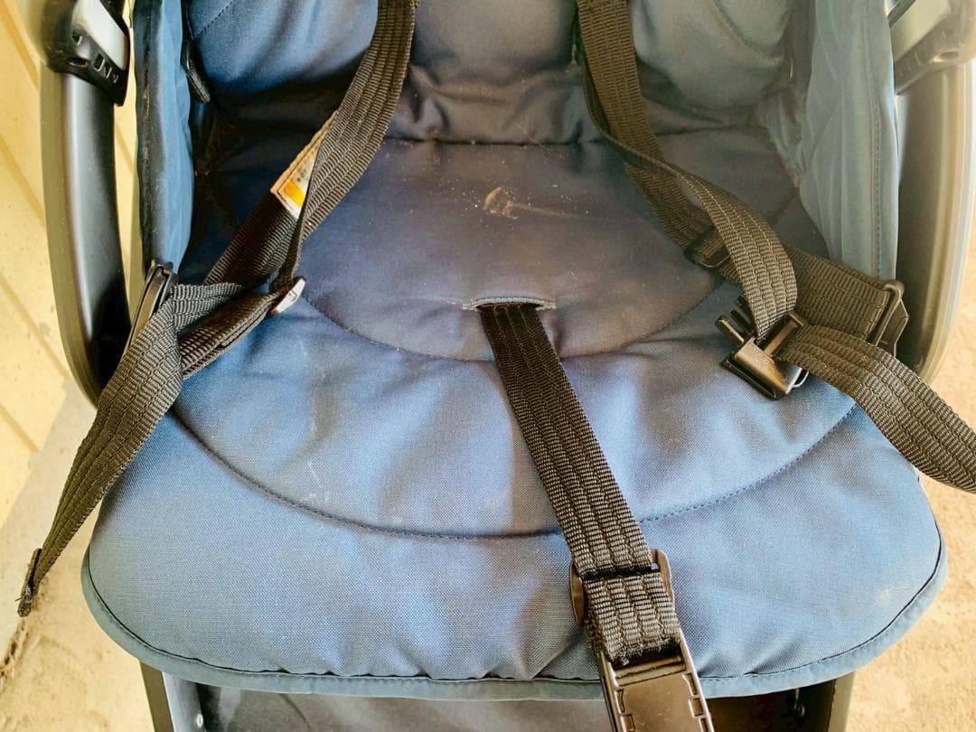 65Z 送料込 Joie エヴァライトデュオ ダブルベビーカー ネイビー 中古品