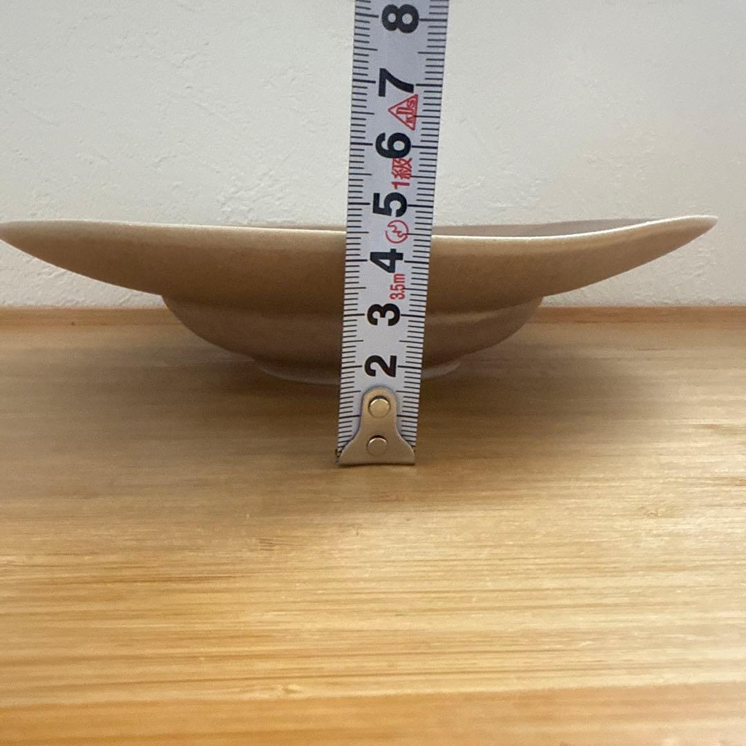 【新品未使用品】　安藤雅信　ギャルリ百草　土灰釉イタリア皿　MMS イタリア皿