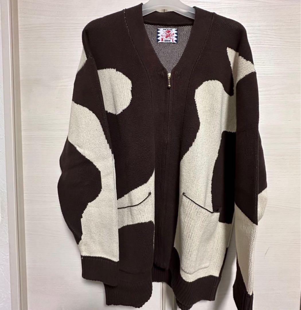 トップス SON OF THE CHEESE Horse Cardigan XL