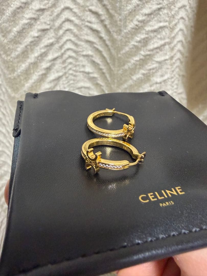 CELINE セリーヌ ピアス トリオンフ スパークル