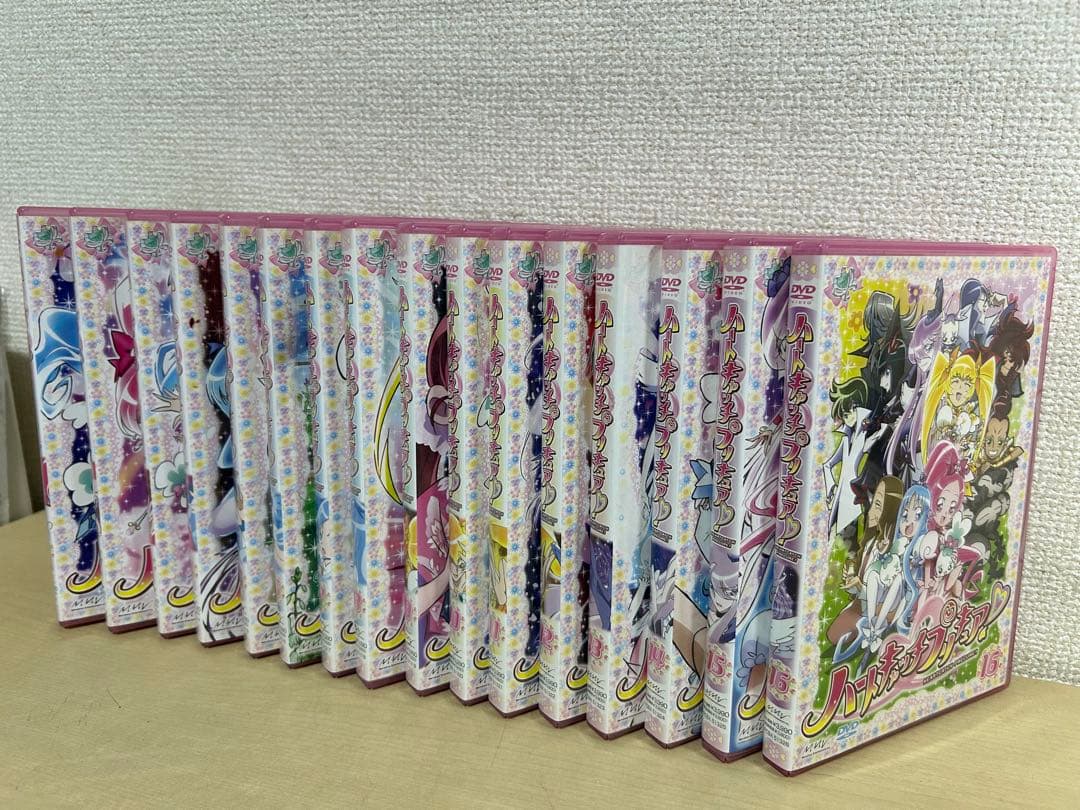 ハートキャッチプリキュア！　DVD 全16巻セット　ポストカード入り