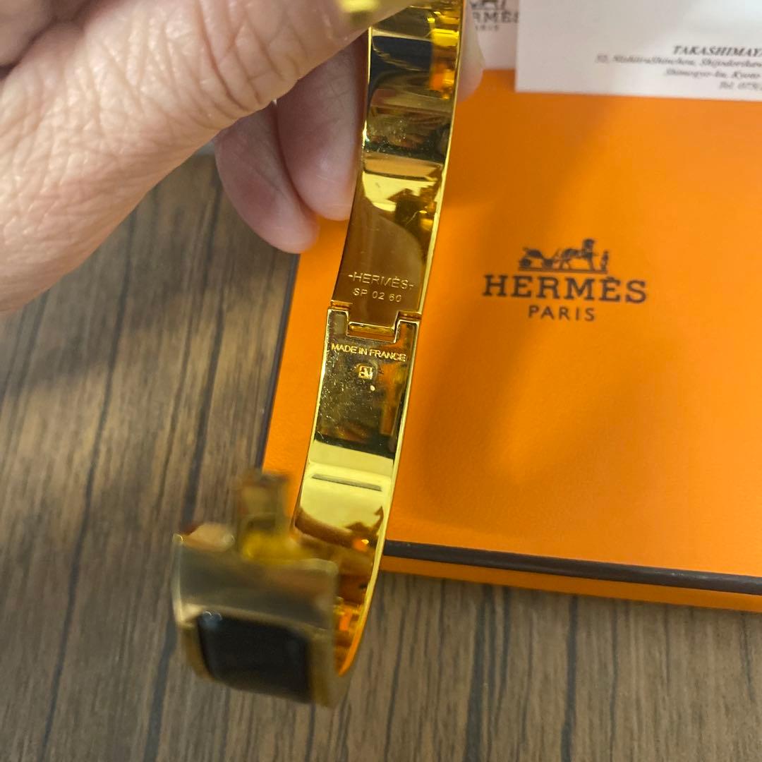 HERMES エルメス エナメルブレスレット クリック