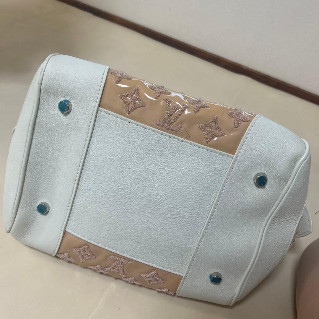 ルイヴィトン　スピーディラウンド　モノグラムブクレット　ローズ　ミニボストン