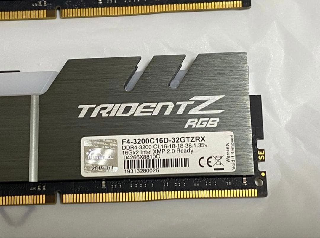 メモリー G.SKILL TRIDENT Z RGB 32GB DDR4 3200MHz