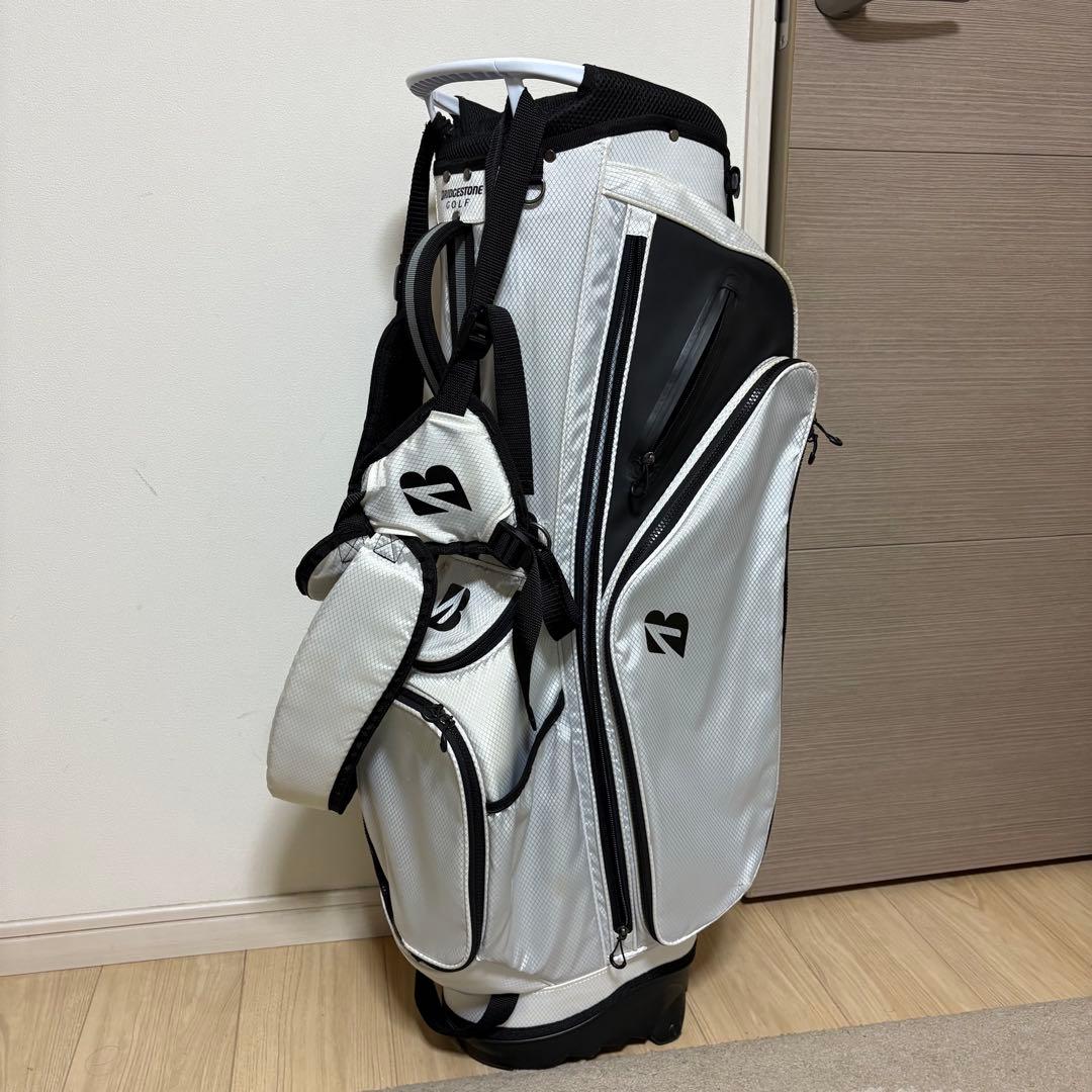 【23日迄値下げ】BRIDGESTONEゴルフ キャディバッグ スタンド付き