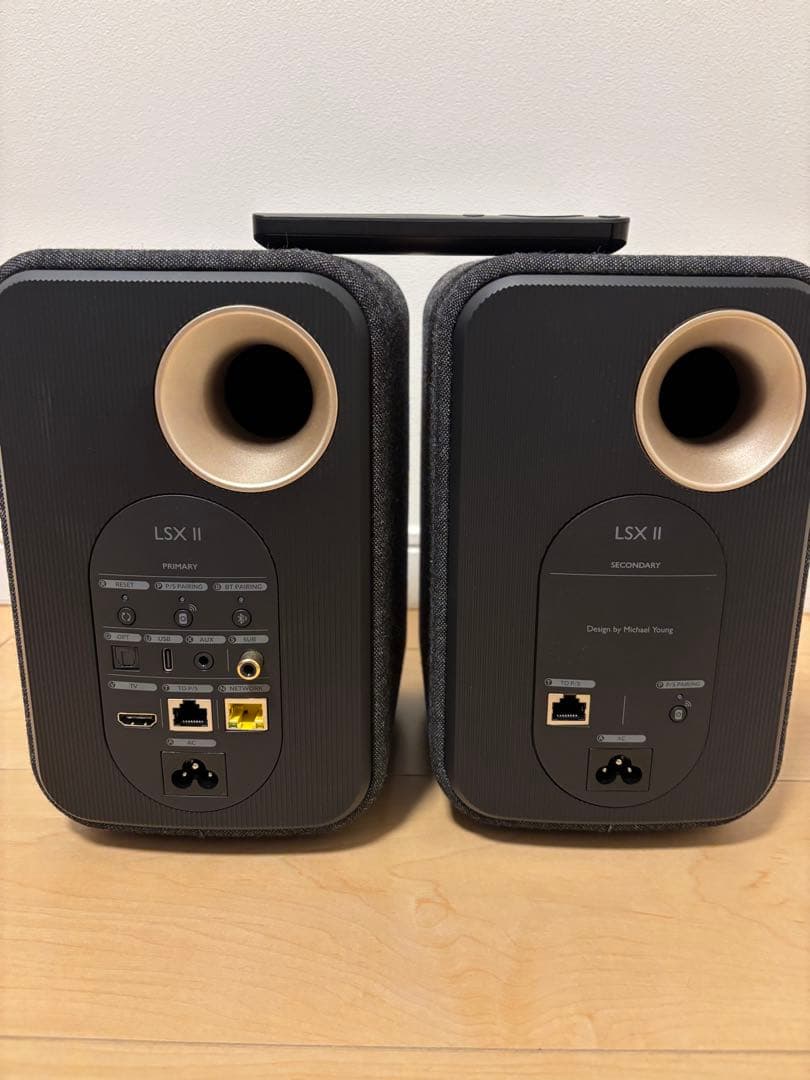 KEF LSX II スピーカー ブラック 元箱なし