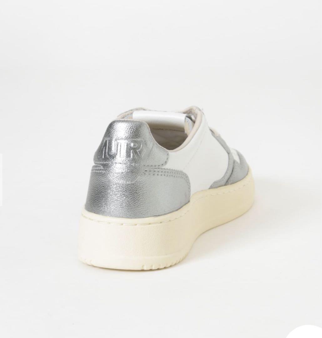 値下げ★新品未使用★24AW AUTRYメダリスト25cm ホワイト×シルバー