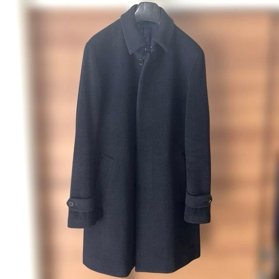 JOSEPH HOMME ネイビー チェスターコート48