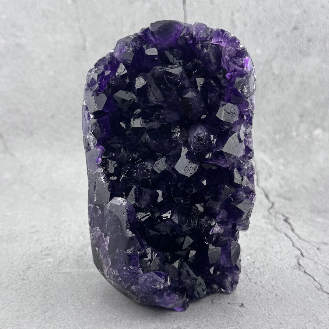 G-95アメジスト濃紫クラスター ドーム 原石 天然石 パワーストーン