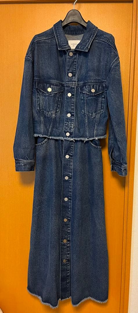【⭐︎HAPPY mämä⭐︎】ameri vintage デニムドレスコート