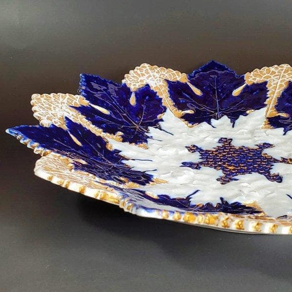 Meissen（マイセン 1825～1924 コバルト金彩　プレート　26.5㎝
