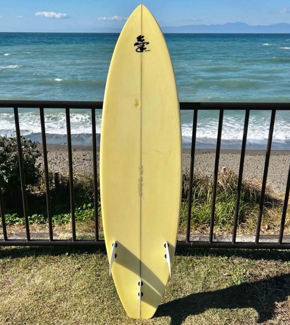 イエロー トライフィン ショートボード