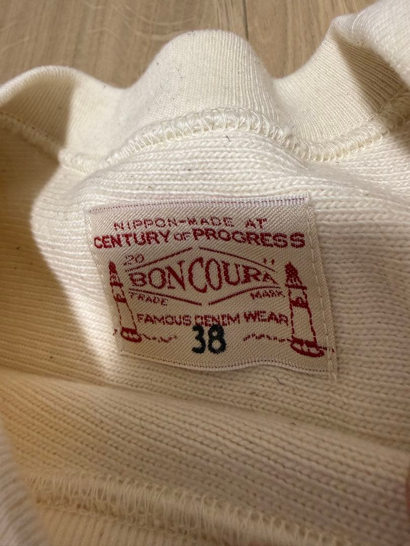 セ*ミ様 BONCOURA フットボールニットTシャツ　ホワイト　白　ボンクラ