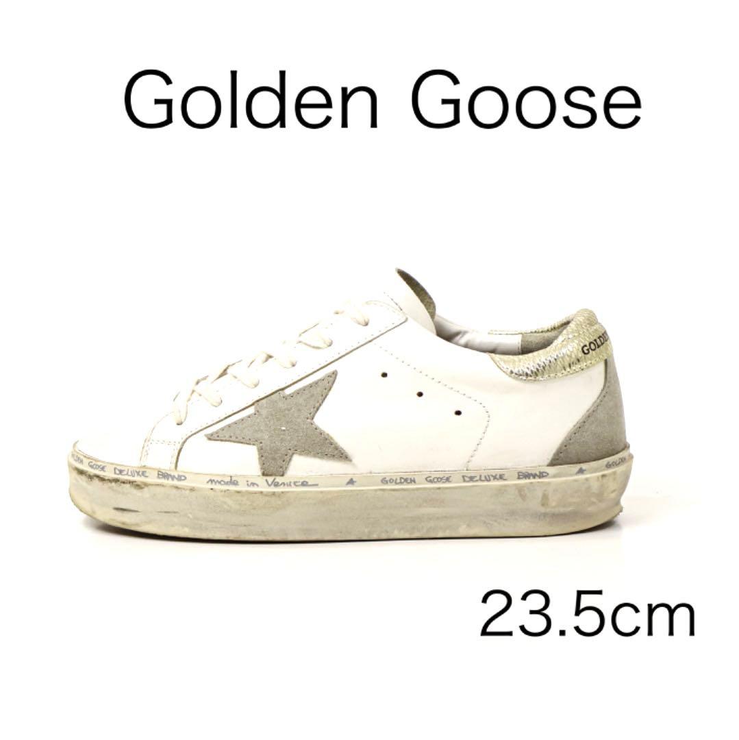 H5150-P3ゴールデングースsuper starローカットスニーカー汚加工