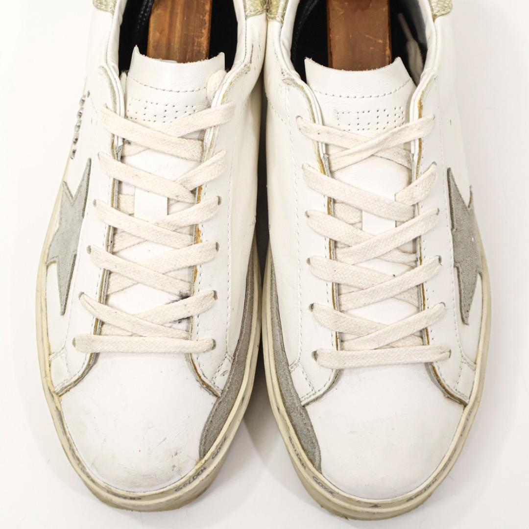 H5150-P3ゴールデングースsuper starローカットスニーカー汚加工