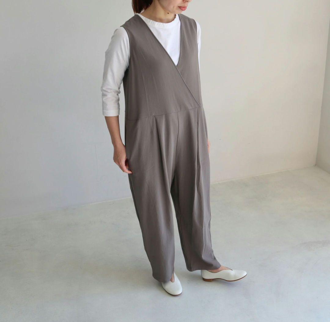 カーリー様　evam eva エヴァムエヴァ コットンオールインワン