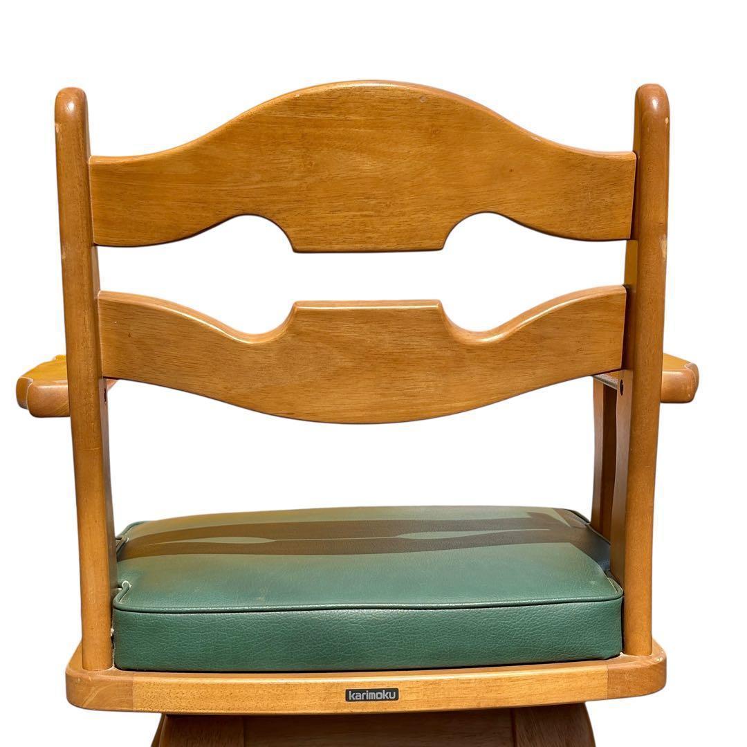【週末セール】カリモク ダイニングチェア RUSTIC 回転椅子 肘掛け付
