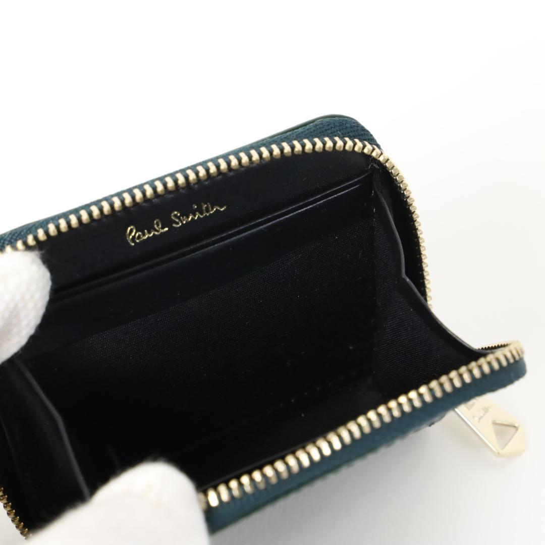 801① 新品 ポールスミス コードバン ケース ラウンドジップ ミニ財布