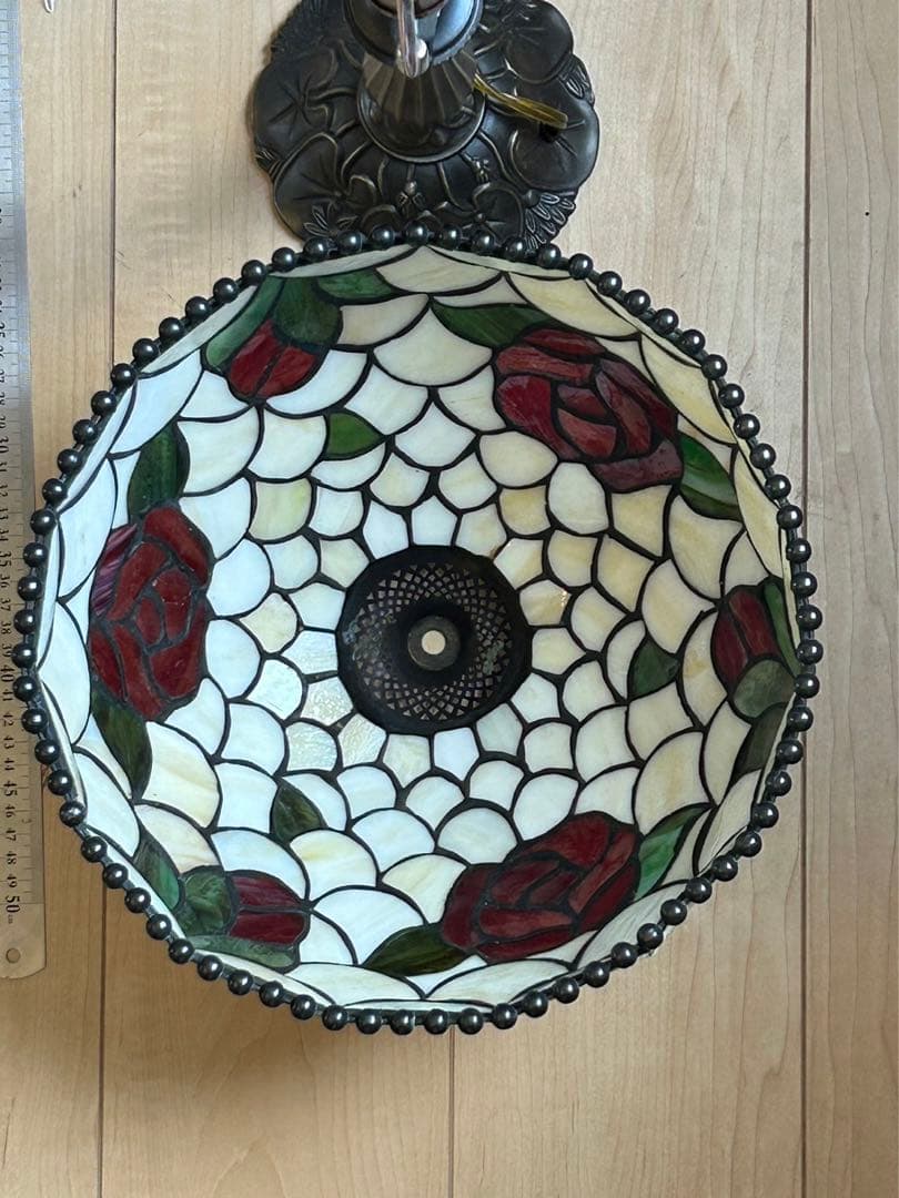 ♪　　ステンドグラスランプ