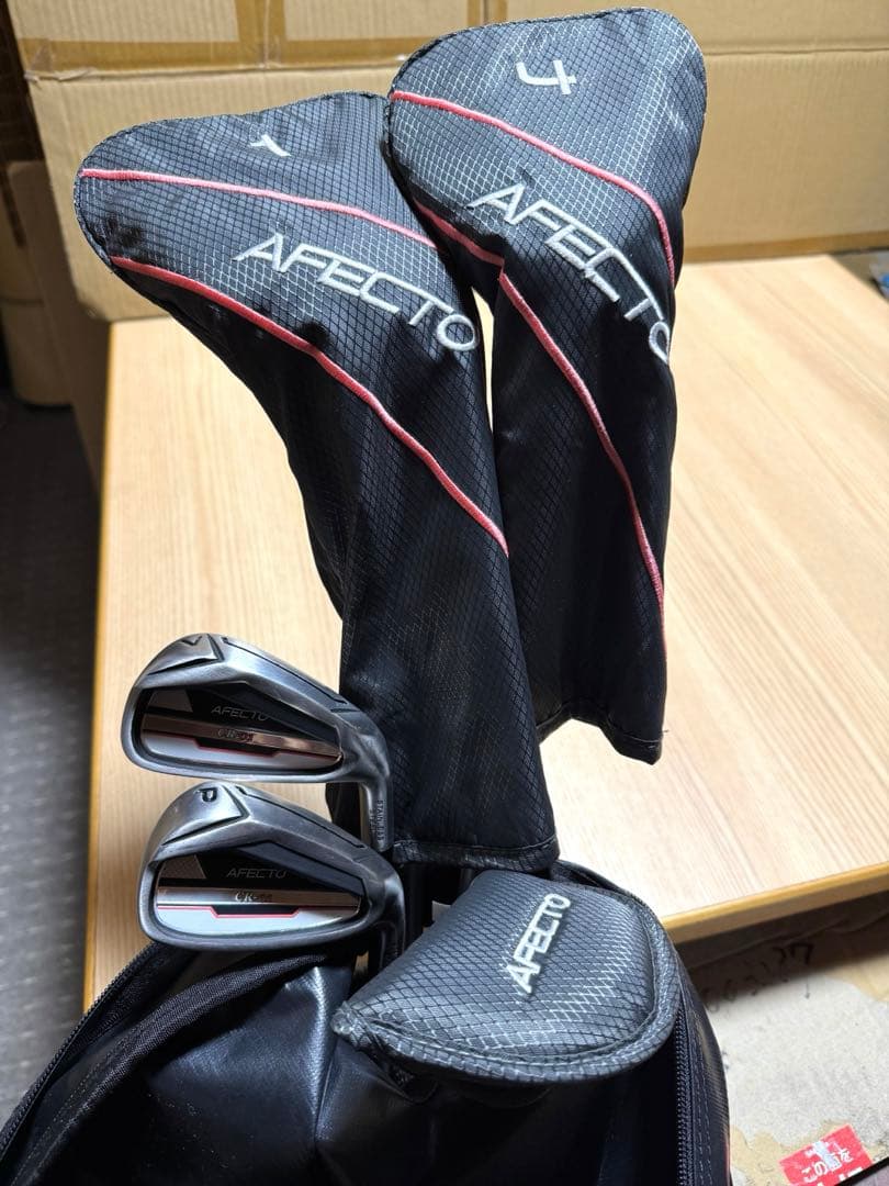 AFECTO CR-01 レディース 初心者 練習用 ゴルフ5本セット