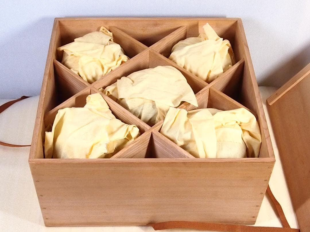 【未使用】信玄弁当 5客 夏目天平堂造 弁当箱 漆器/食器 行楽/行事/イベント