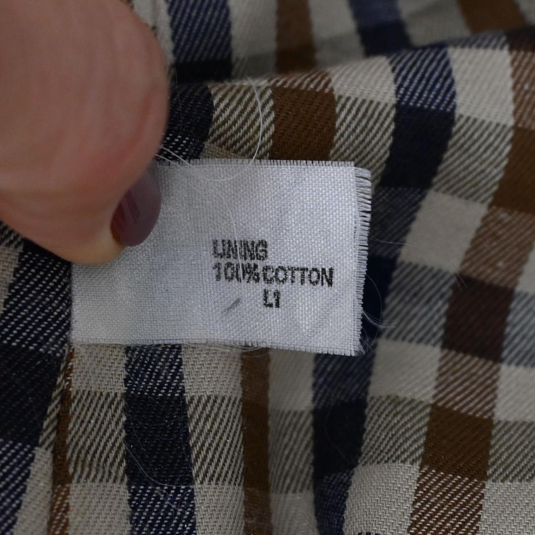 ■ □ 47531★年 アクアスキュータム Aqua5 トレンチコート メンズ