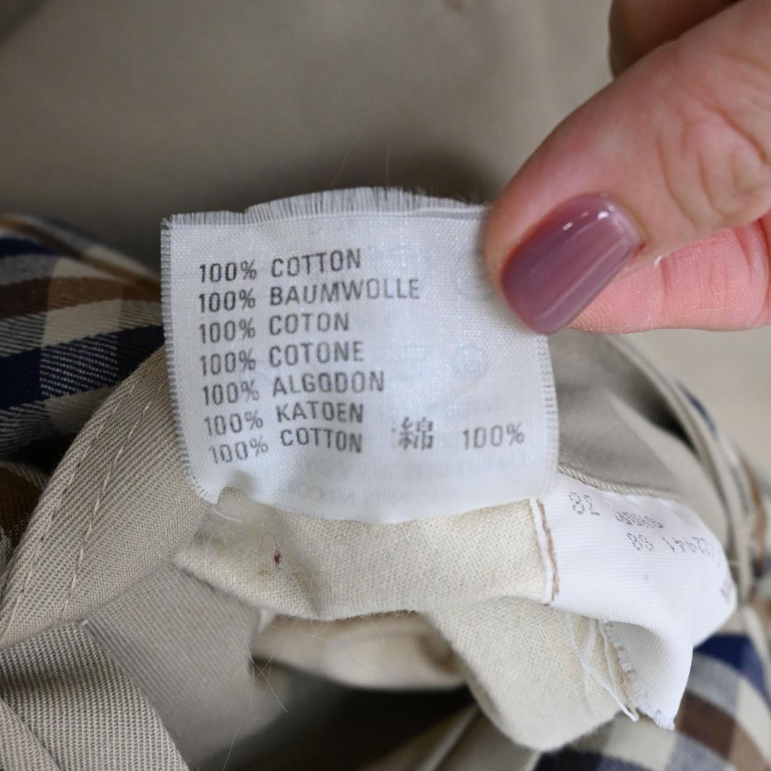 ■ □ 47531★年 アクアスキュータム Aqua5 トレンチコート メンズ