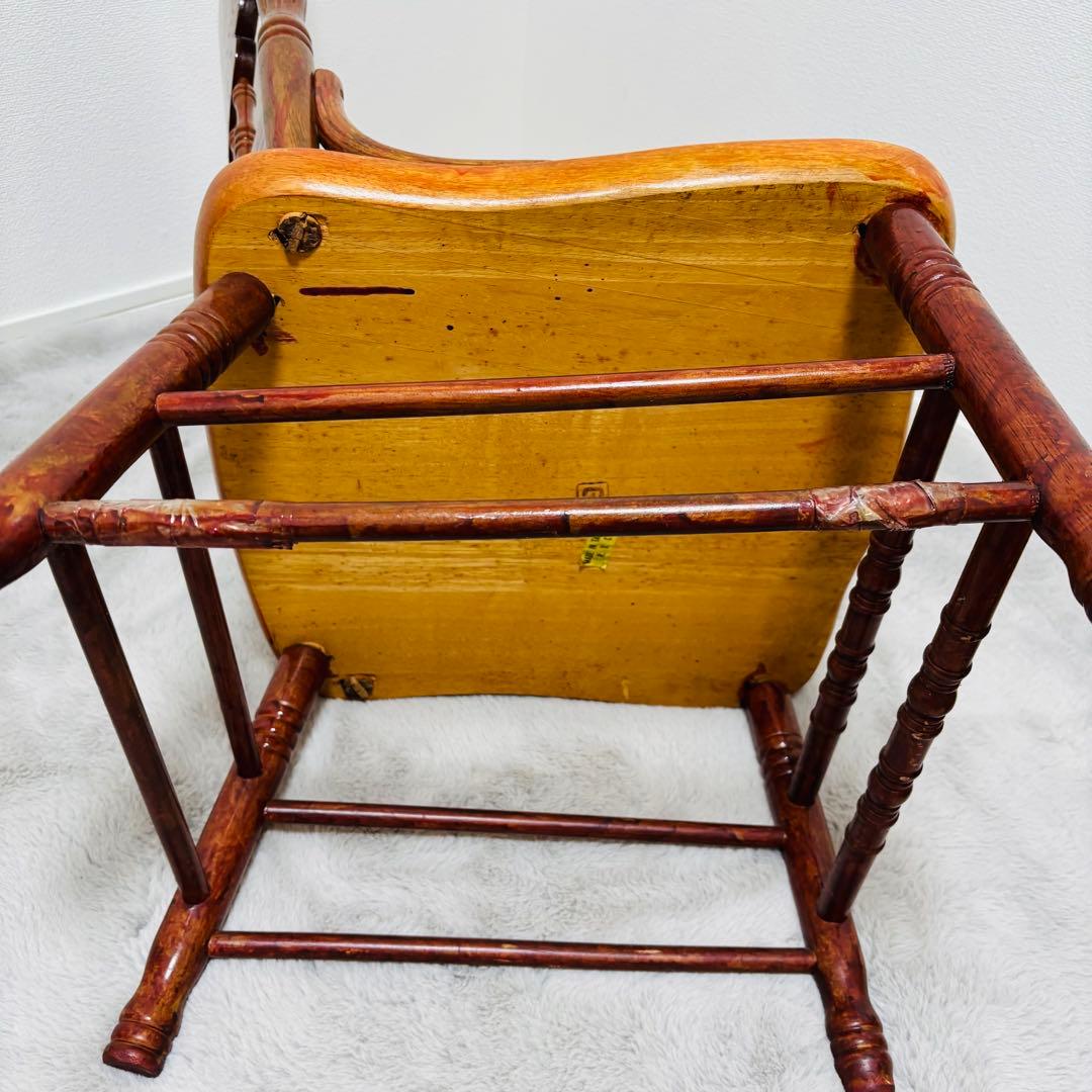 シンリー Shin Lee　椅子　ダイニング　彫刻 オーク材　ウィンザーチェア