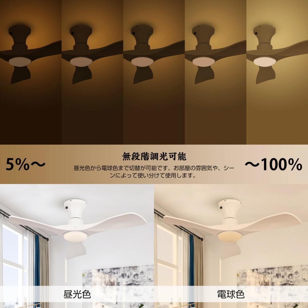 LED シーリングファンライト 6畳用