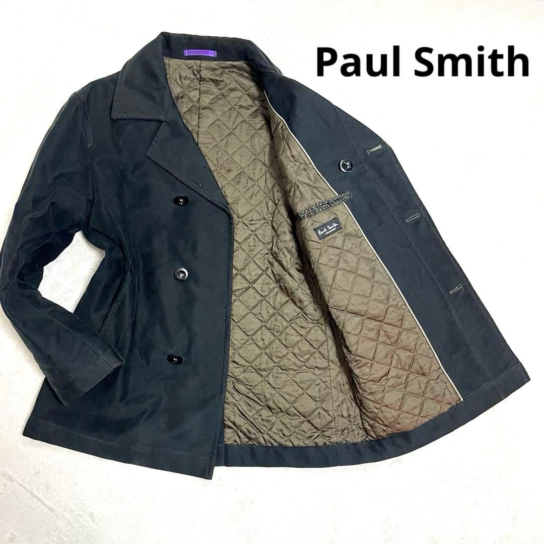 734 Paul Smith ポールスミス トレンチコート ブラック XL