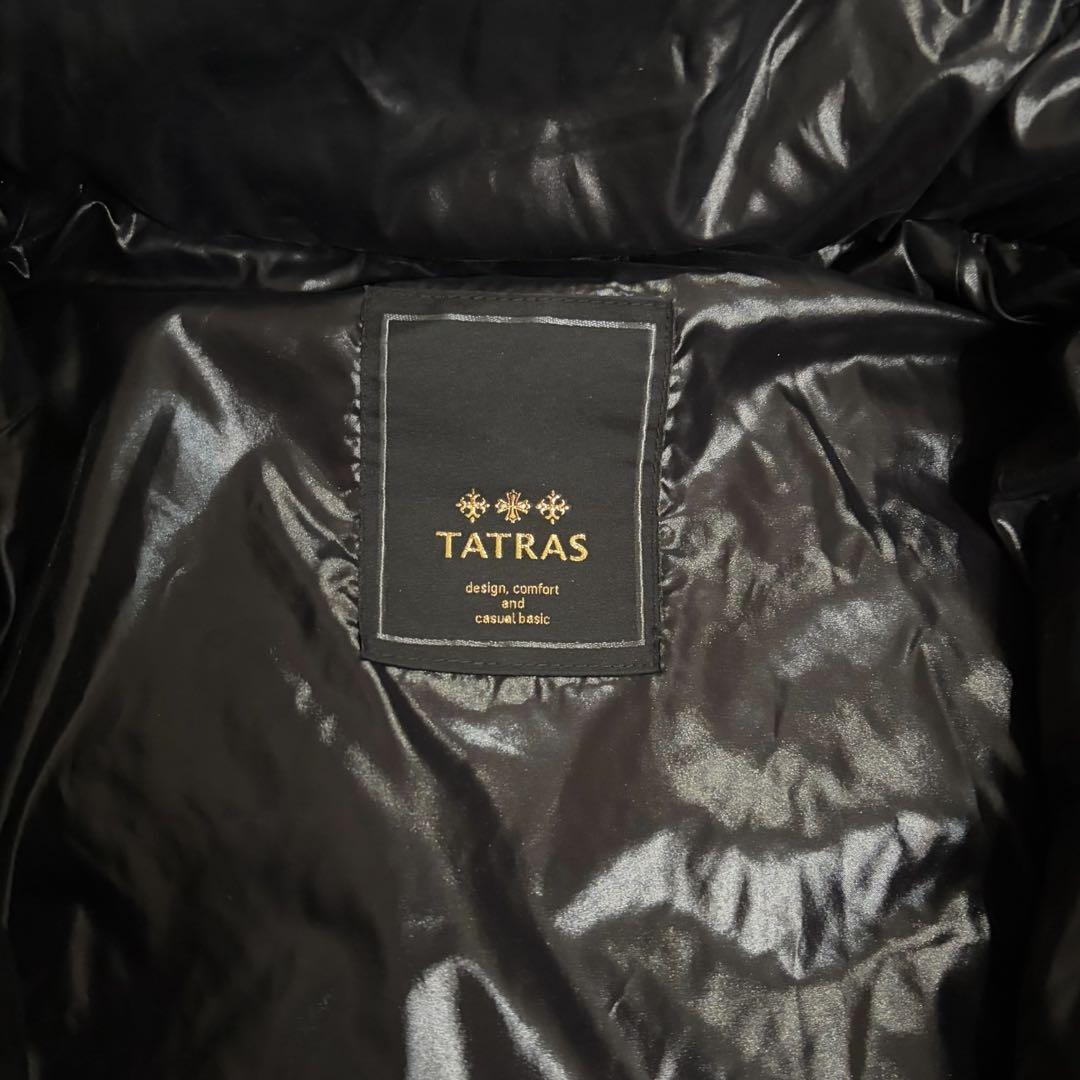 TATRAS タトラス フード ダウンジャケット ブラック レディース 光沢 黒
