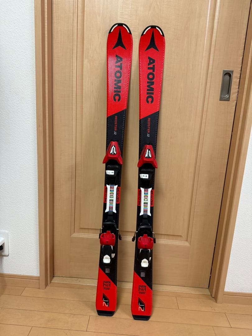 ATOMIC REDSTER J2 スキー板 120 ストックつき