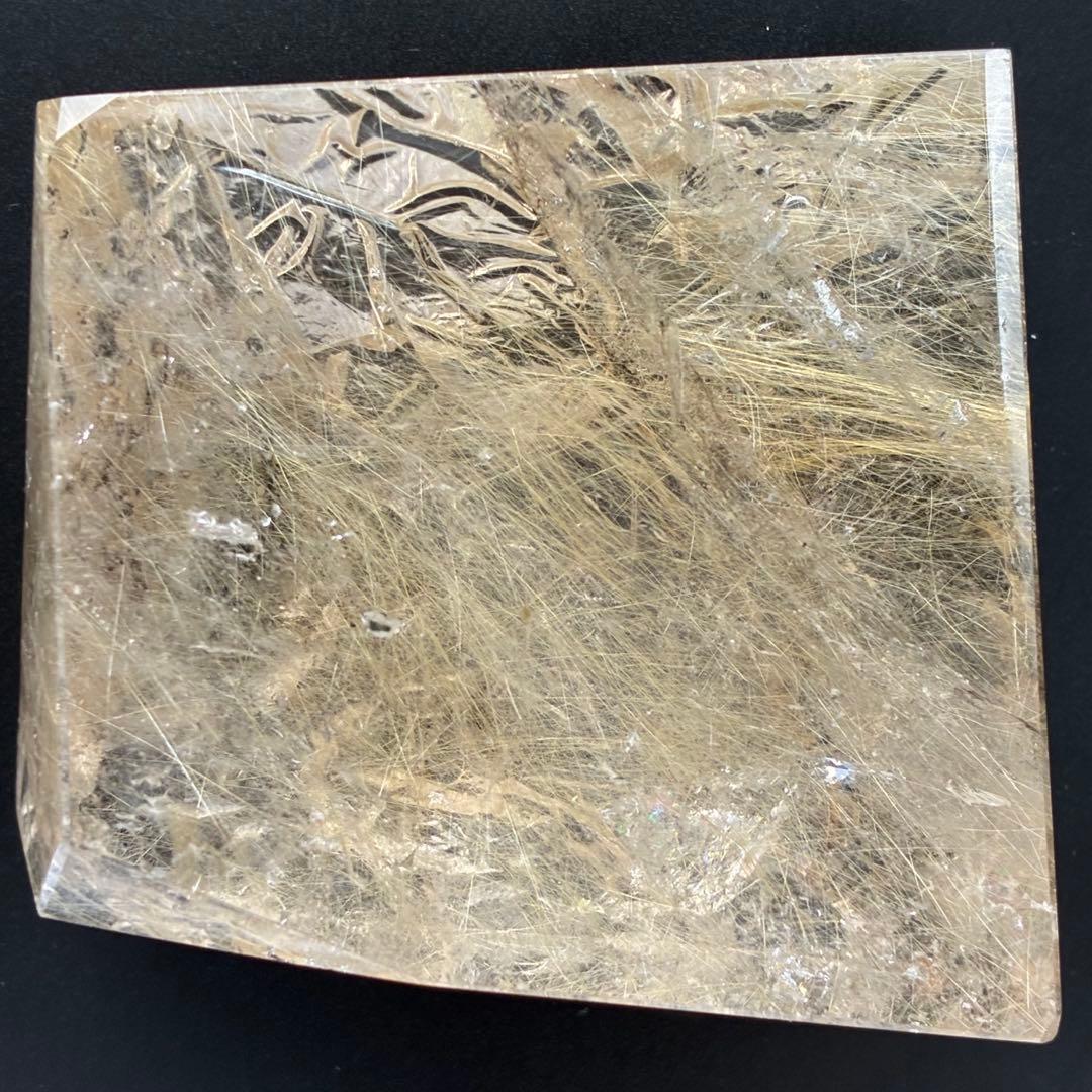 お正月SALE〜☆天然石☆ ルチルクォーツ　ヴィーナス　虹　高品質　原石　箱付き