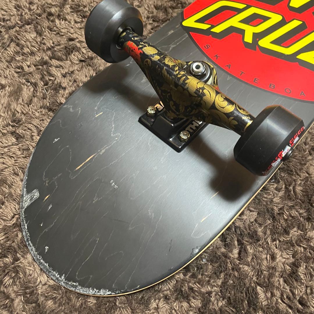 スケートボード　スケボー　コンプリート　極美品　スピットファイア　サンタクルーズ