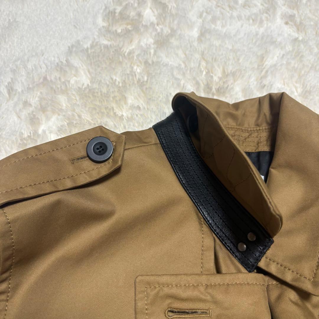 極美品　コーチ メンズ トレンチコート ロングコート ベージュ　Lサイズ