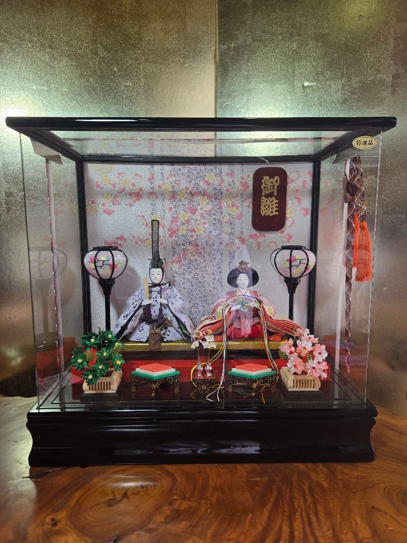 【一点限り】雛人形 ケース飾り　K33