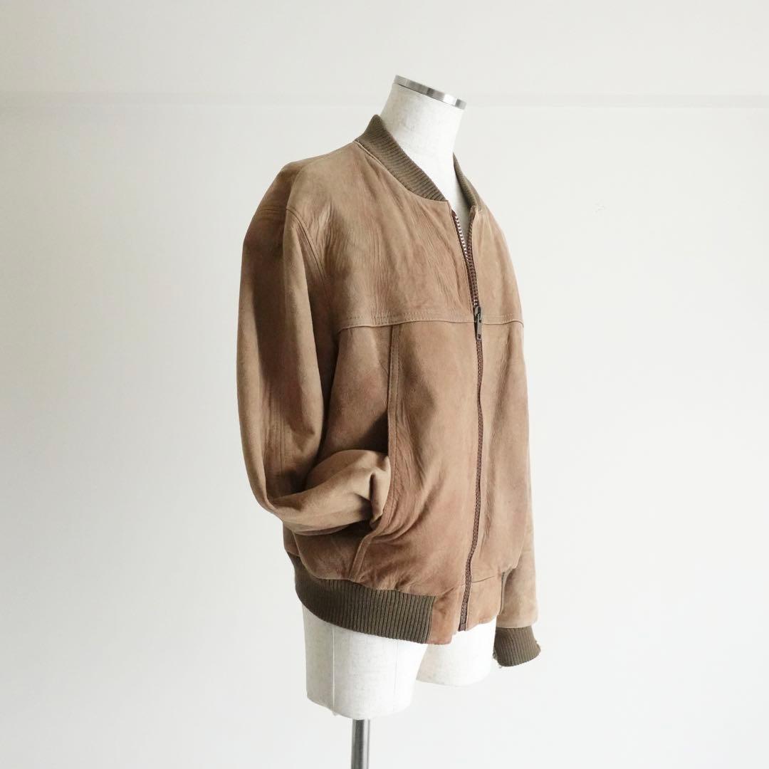 ジャケット・アウター 1970s80s Euro Vintage Suede BomberJacket