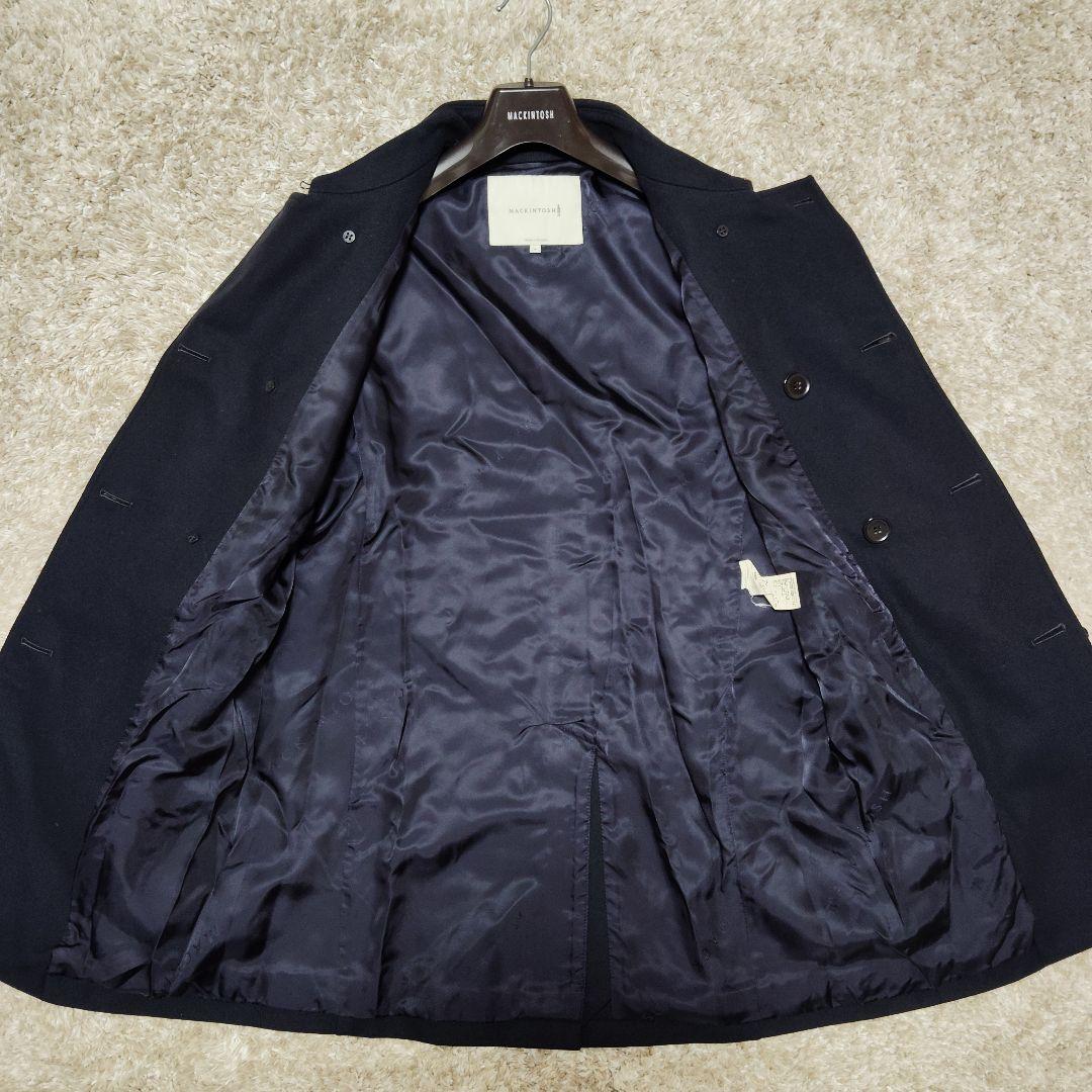 良品 マッキントッシュ ダンケルド トレンチコート 濃紺 36 M