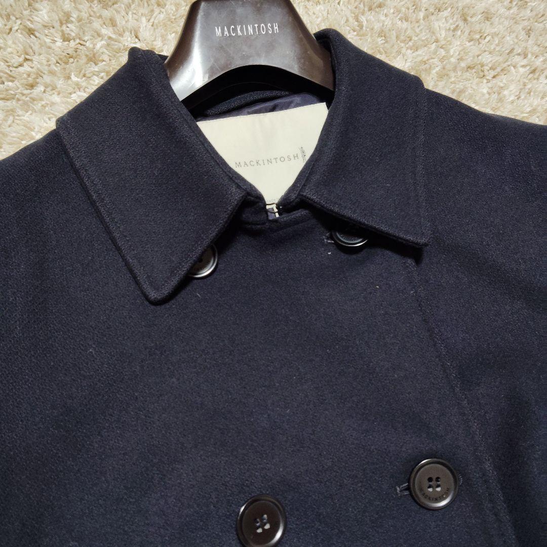 良品 マッキントッシュ ダンケルド トレンチコート 濃紺 36 M