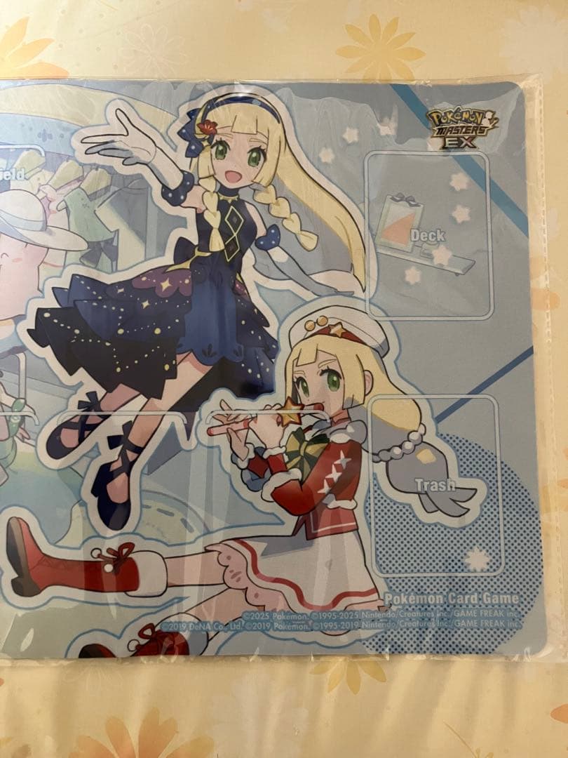 ポケモンマスターズEX　リーリエ　プレイマット　ポケマス