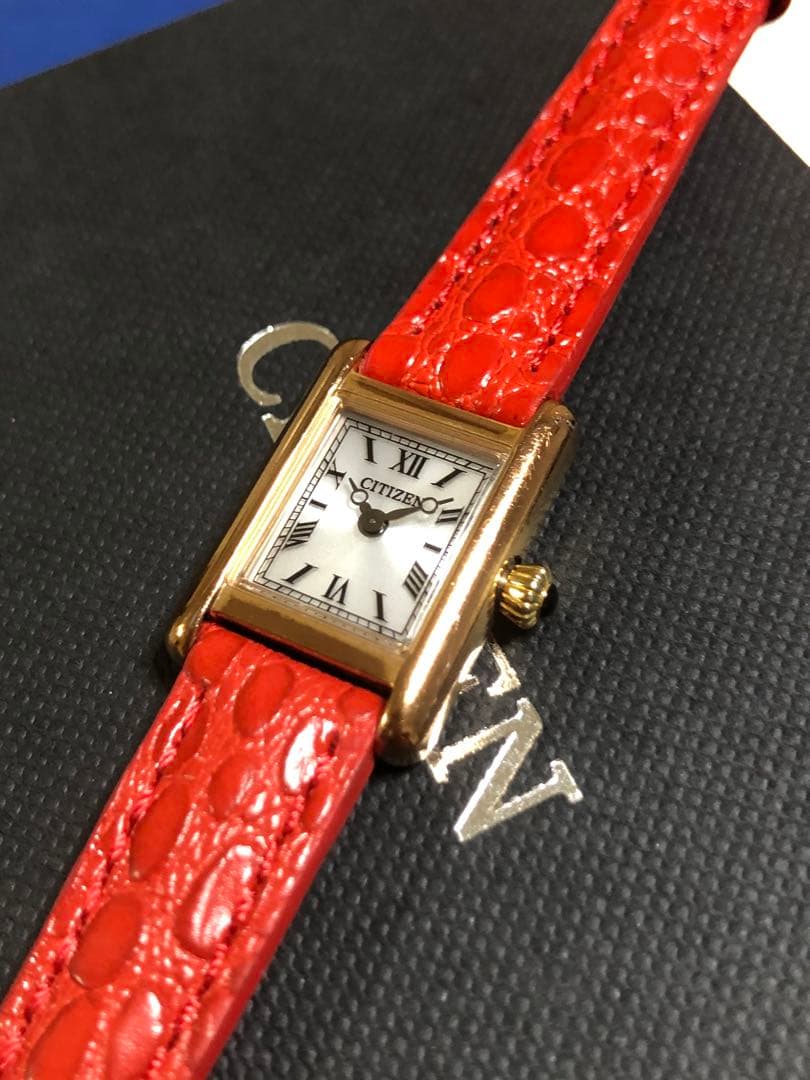 CITIZEN kii ソーラー時計　革ベルト新品交換済